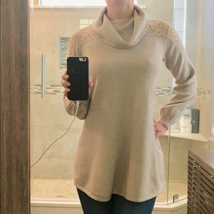 Turtleneck long sweater